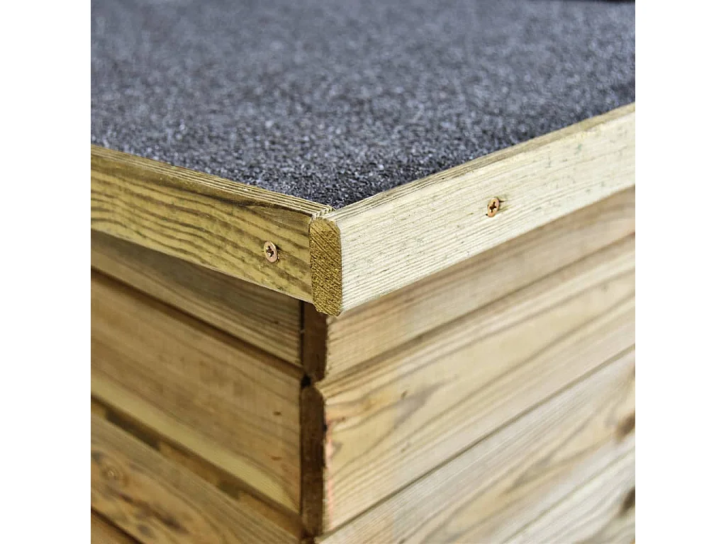 Abri de jardin 232x110x170 Bois de pin imprégné