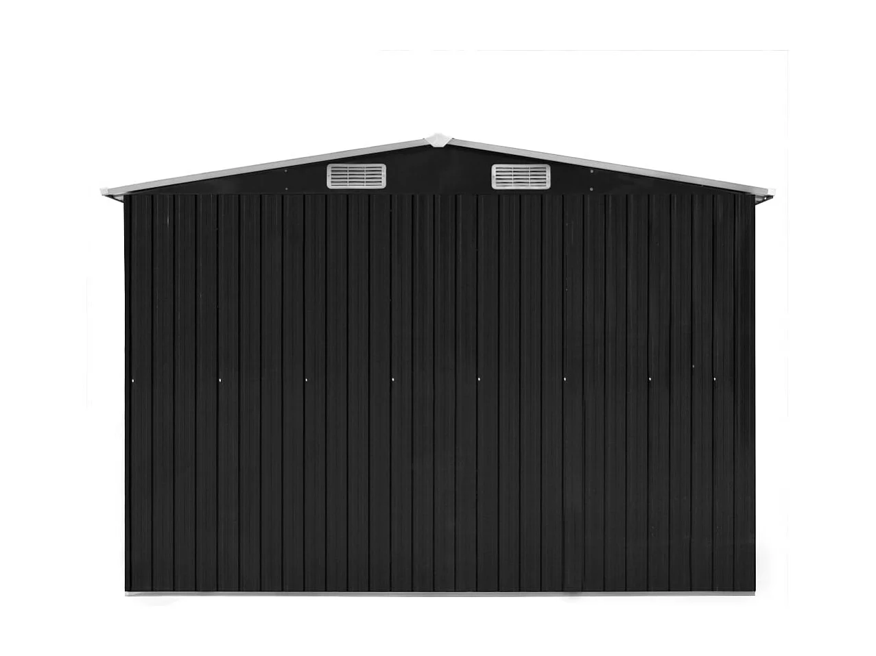 Abri de jardin Anthracite 257x990x181 Acier galvanisé