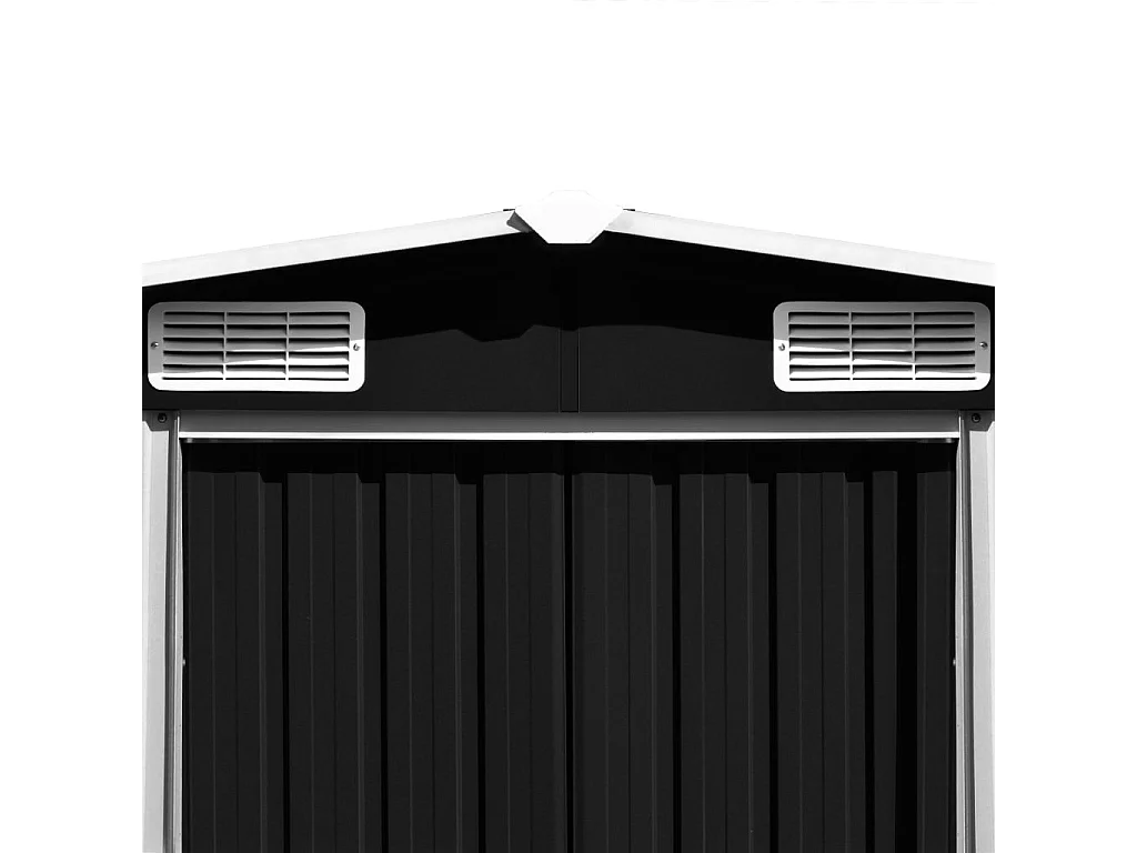 Abri de jardin Anthracite 257x990x181 Acier galvanisé