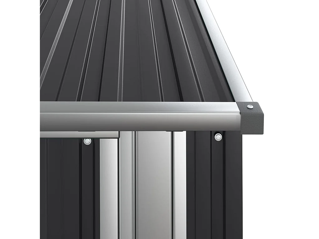 Abri de jardin Anthracite 118,5x97x209,5 Acier galvanisé