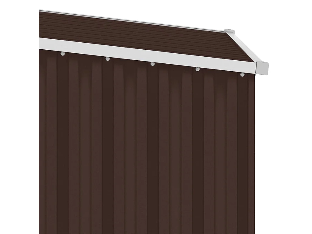 Abri de jardin Marrron 87x98x159 Acier galvanisé