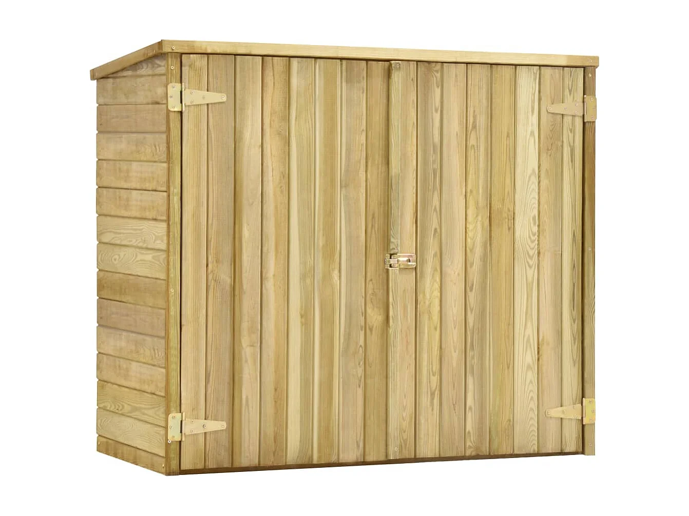 Abri à outils de jardin 135x60x123 Pinède imprégnée