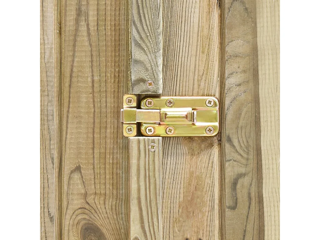 Abri à outils de jardin 135x60x123 Pinède imprégnée