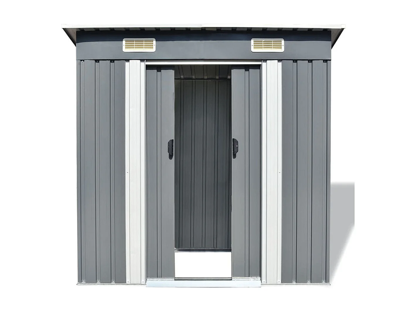 Abri de jardin Métal Gris