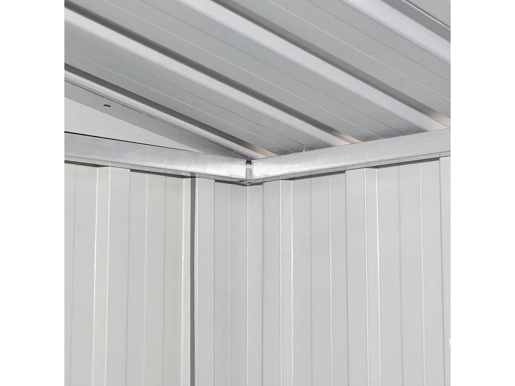 Abri de jardin Métal Gris