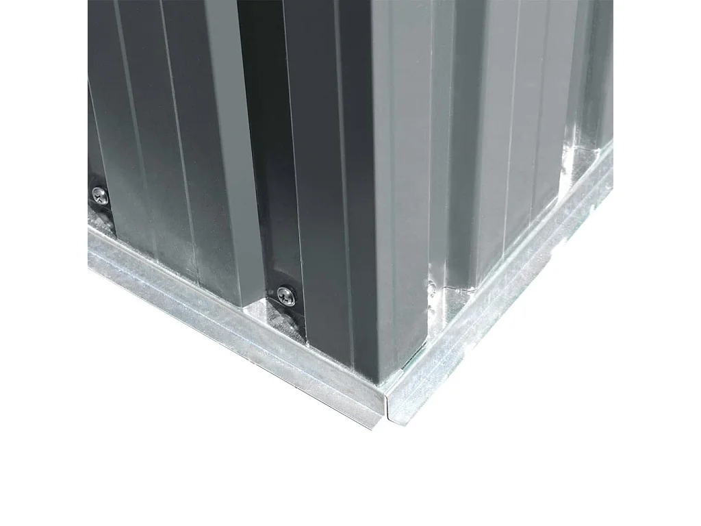 Abri de jardin Métal Gris
