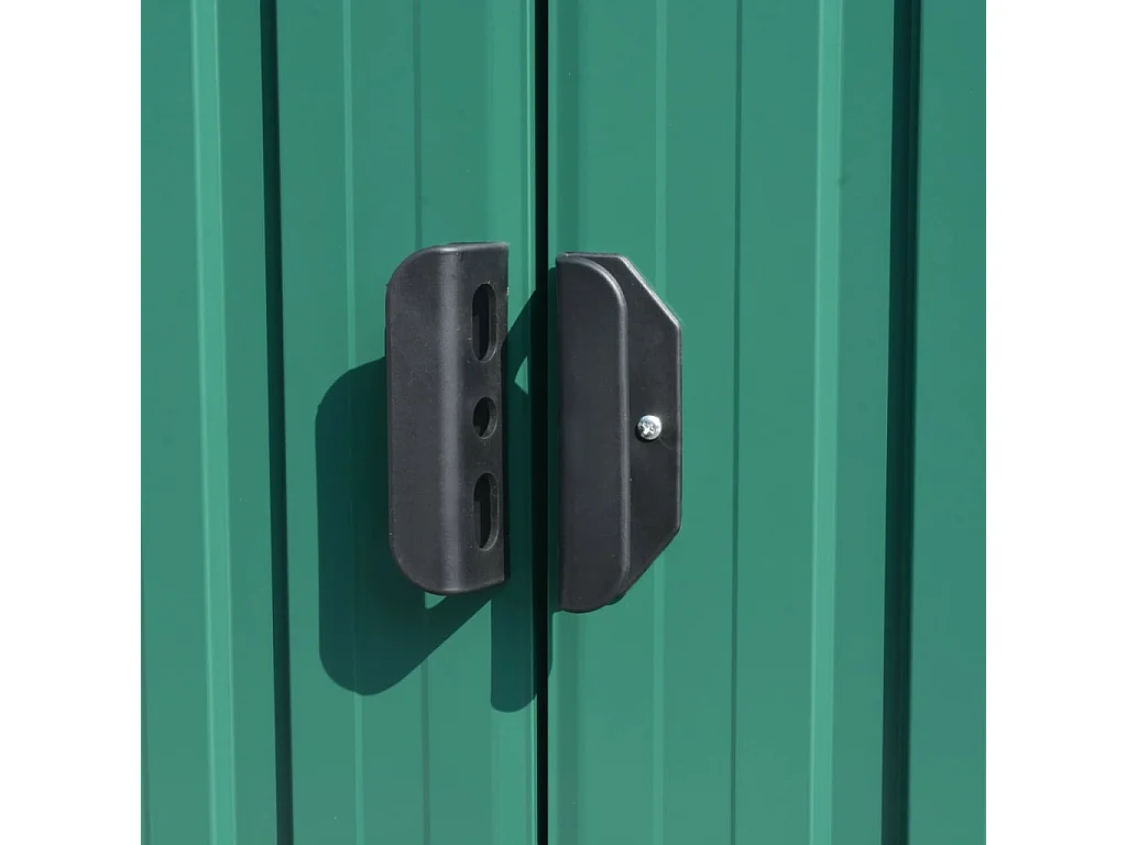 Abri de jardin 257x392x181 Métal Vert