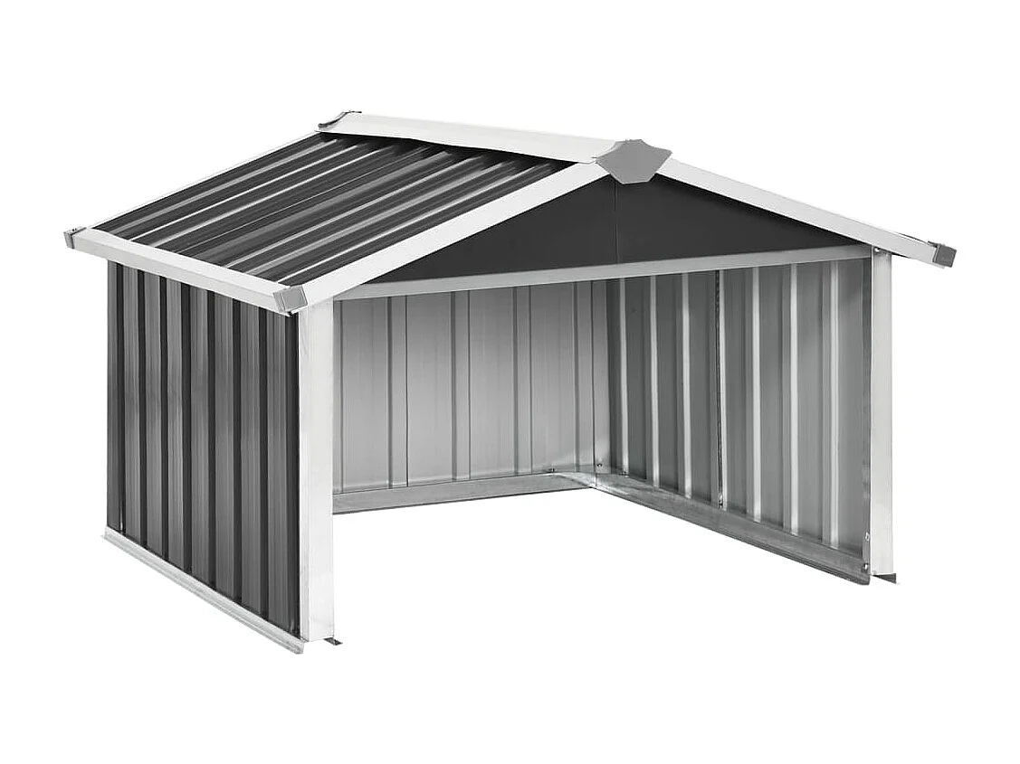 Abri pour robot de jardin 92x97x63 Acier galvanisé Anthracite