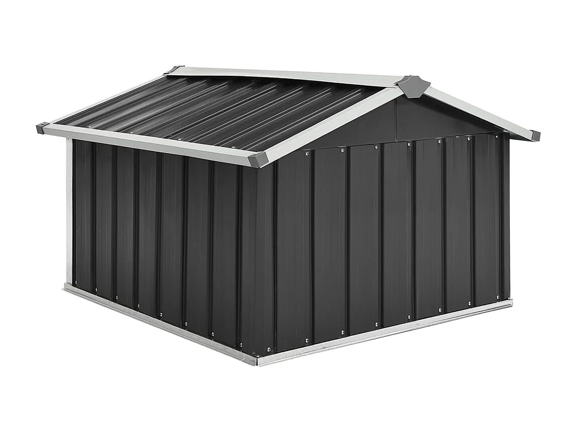 Abri pour robot de jardin 92x97x63 Acier galvanisé Anthracite