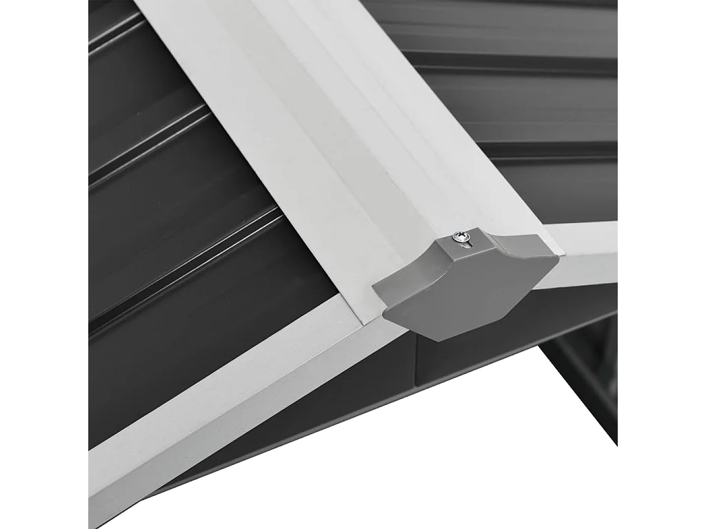 Abri pour robot de jardin 92x97x63 Acier galvanisé Anthracite