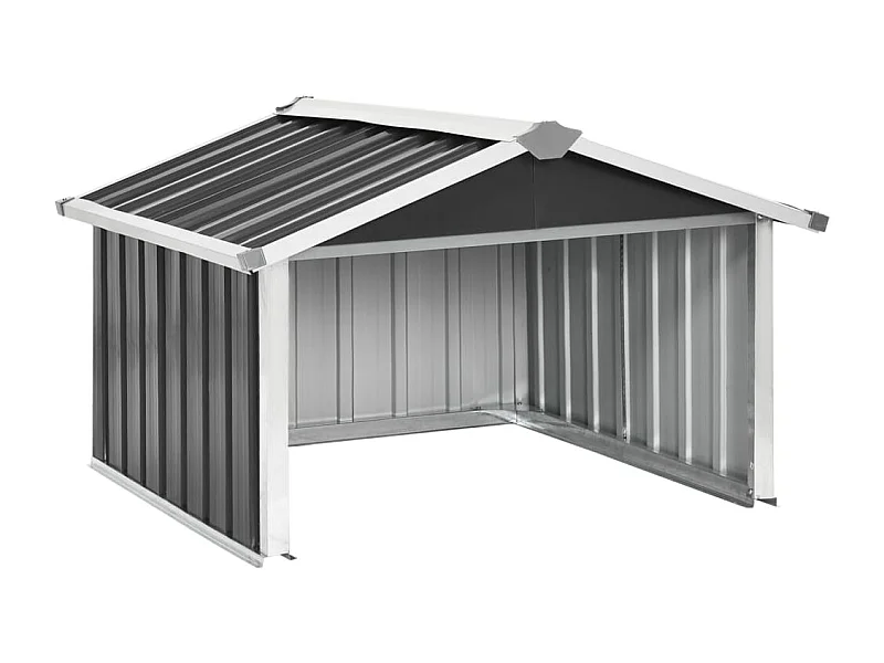 Abri pour robot de jardin 92x97x63 Acier galvanisé Anthracite