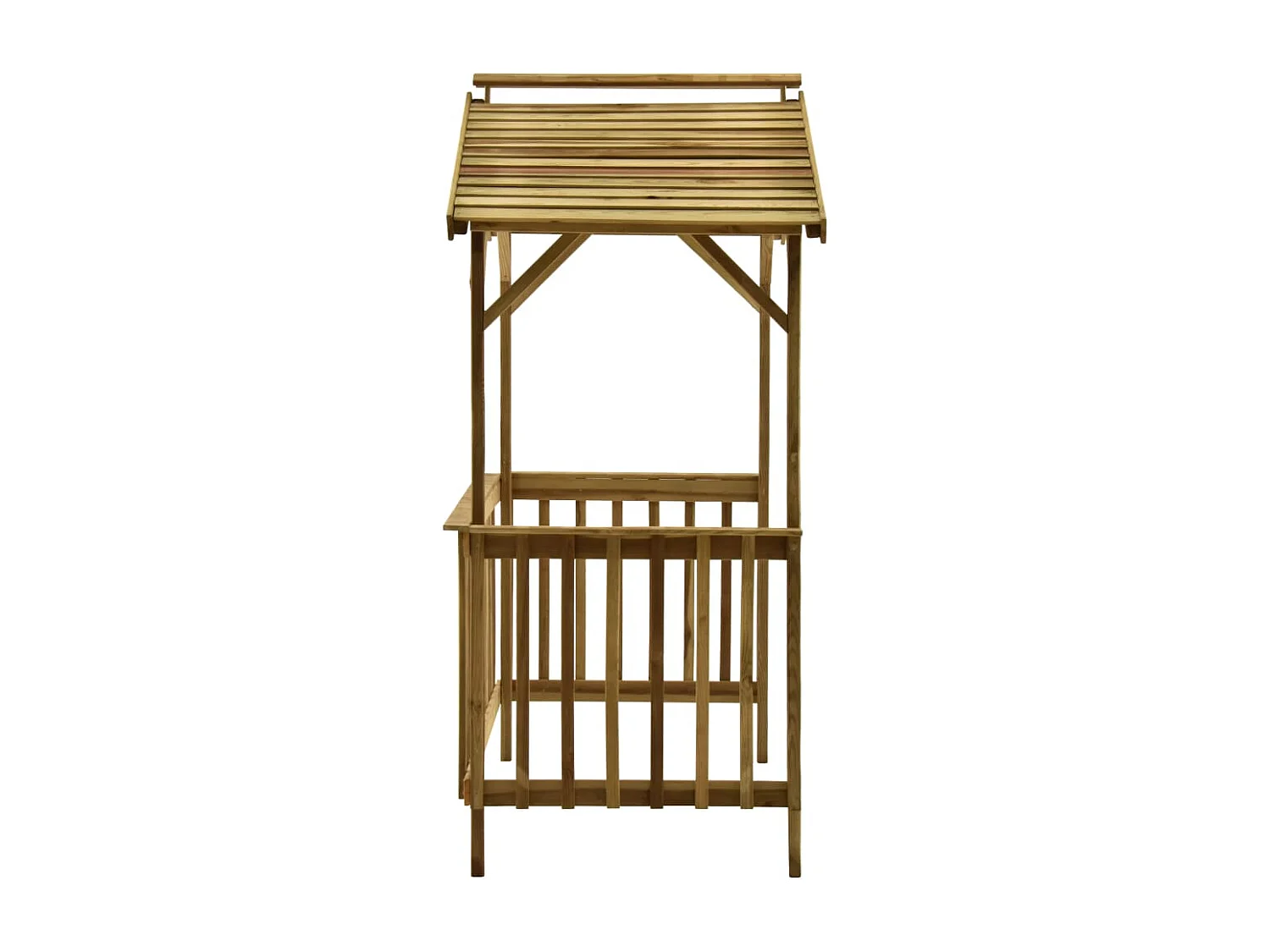 Abri de barbecue 163,5x93x210 Bois de pin imprégné