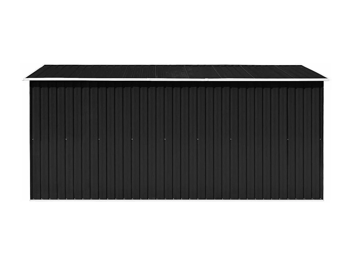 Abri de jardin 257x392x181 Métal Anthracite