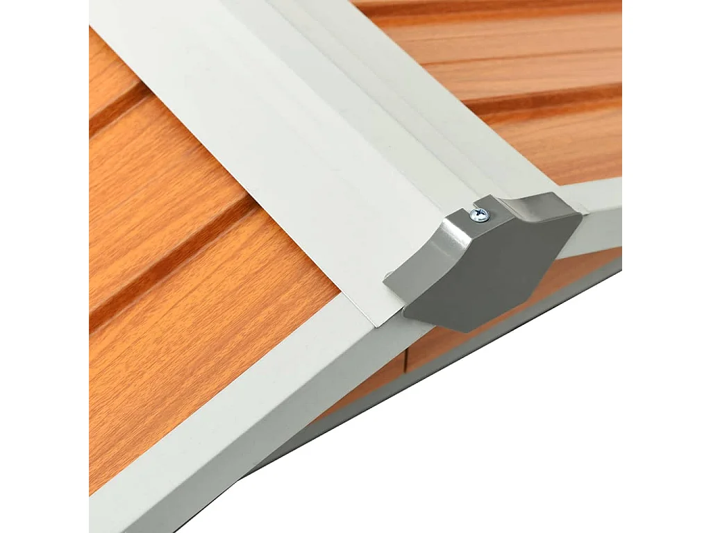 Abri pour robot de jardin 92x97x63 Acier galvanisé Marron