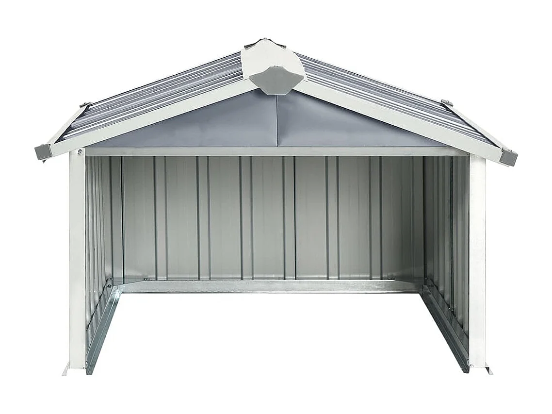 Abri pour robot de jardin 92x97x63 Acier galvanisé Gris