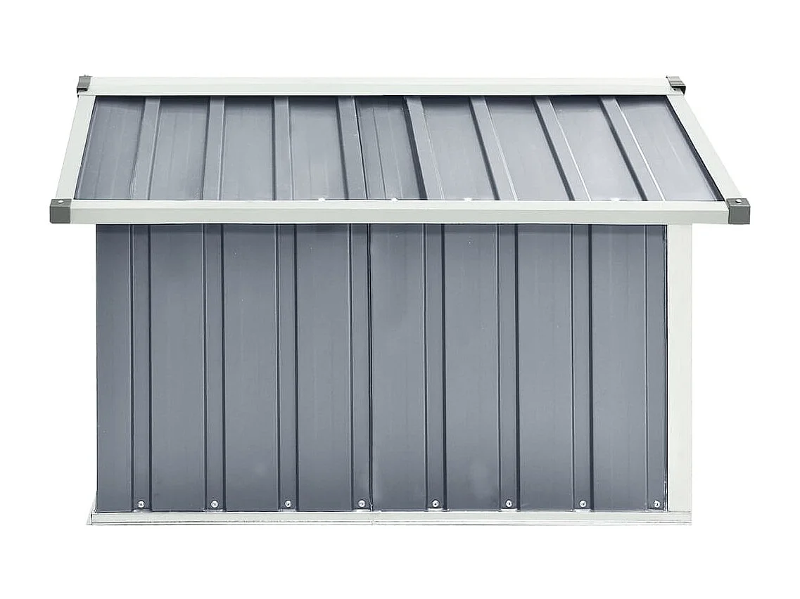 Abri pour robot de jardin 92x97x63 Acier galvanisé Gris