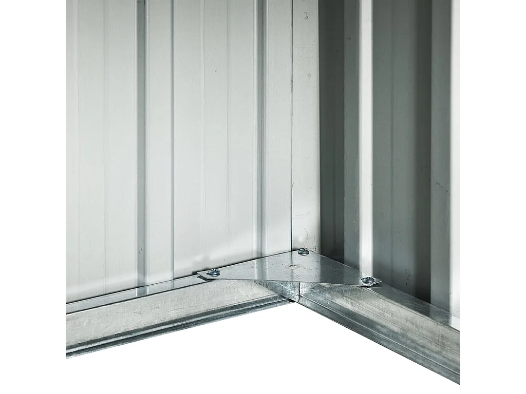 Abri pour robot de jardin 92x97x63 Acier galvanisé Gris