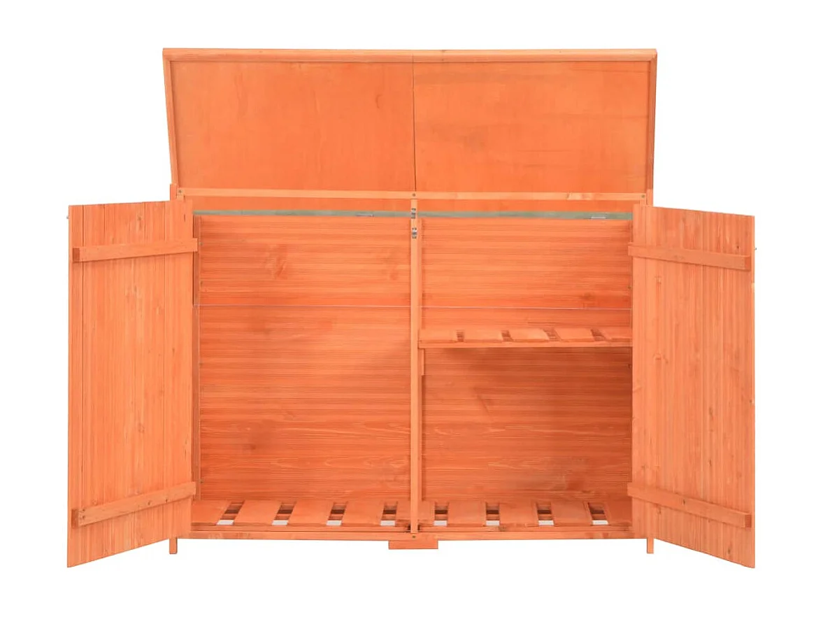 Abri de stockage de jardin 120x50x91 Bois