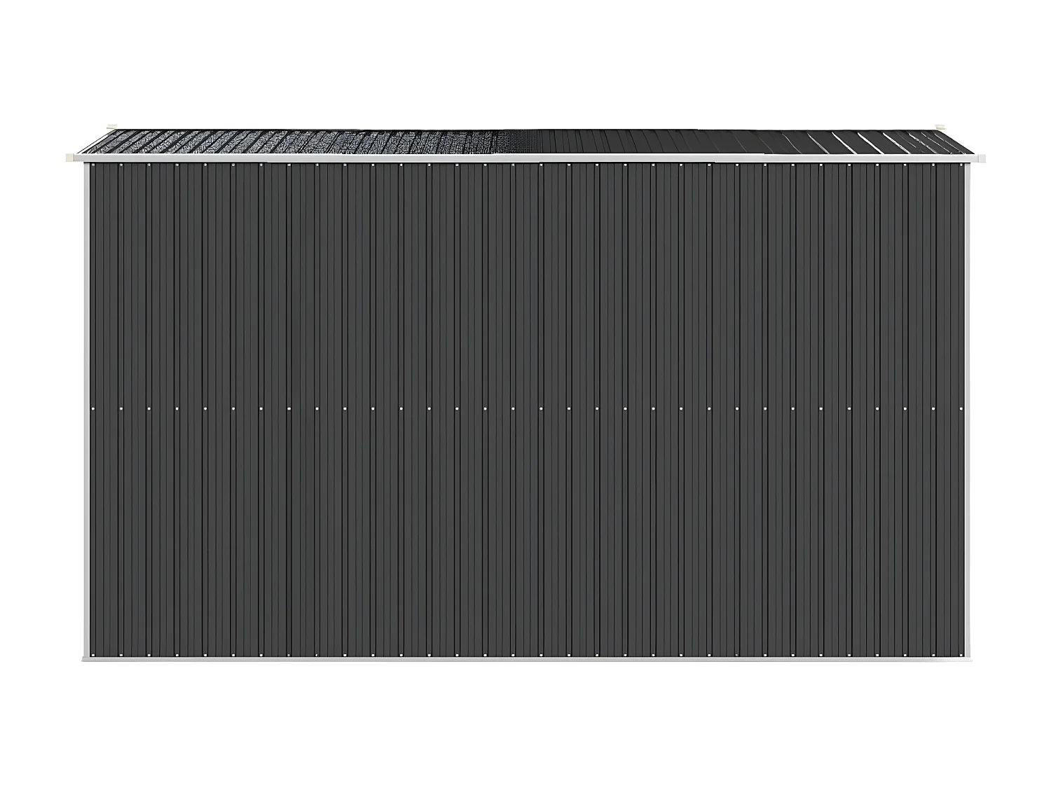 Abri de jardin Anthracite 192x357x223 Acier galvanisé