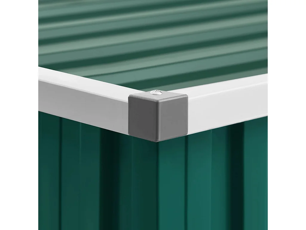 Abri de jardin Vert 195x198x159 Acier galvanisé