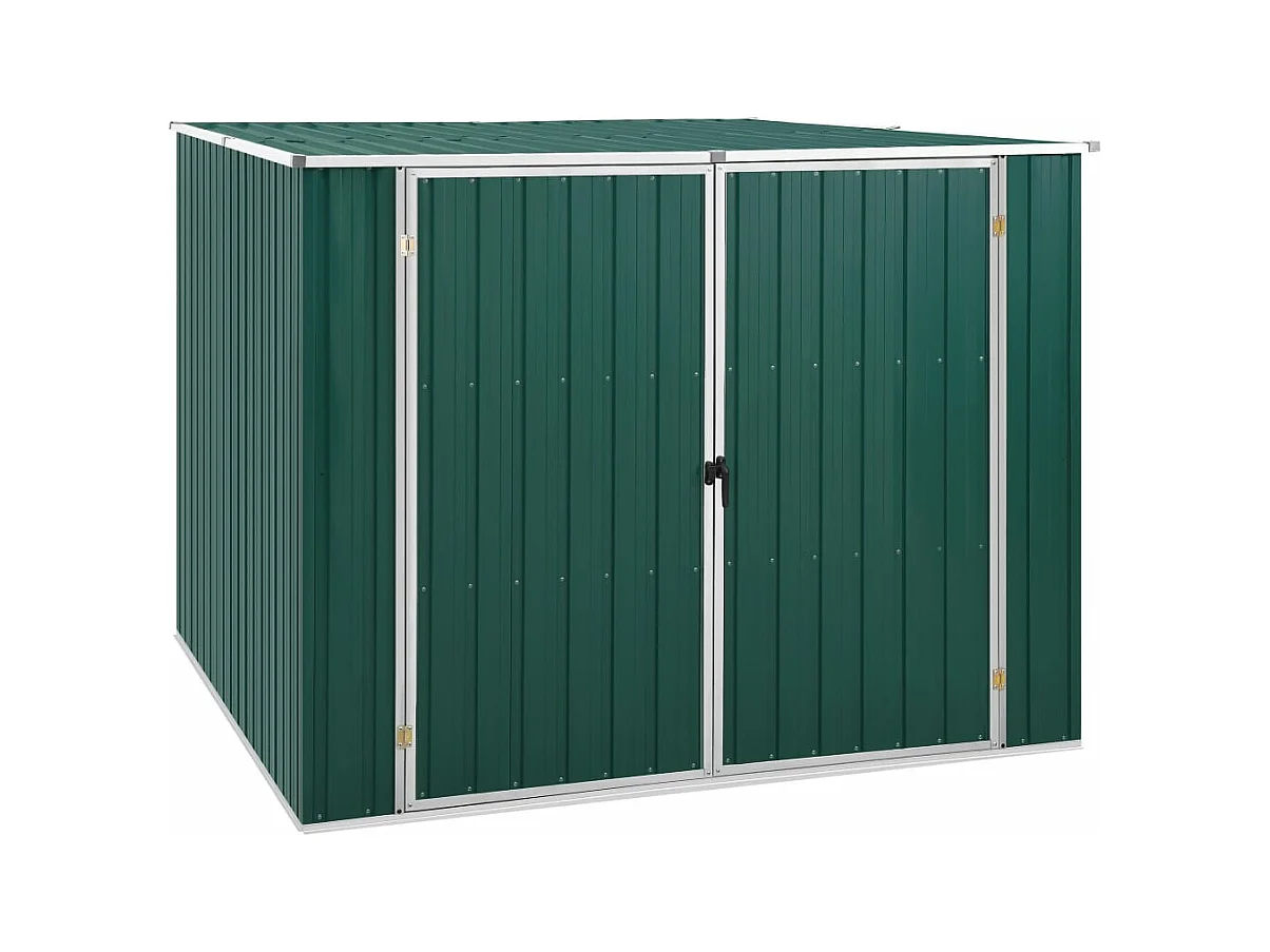 Abri de jardin Vert 195x198x159 Acier galvanisé