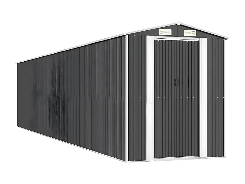 Abri de jardin Anthracite 192x938x223 Acier galvanisé