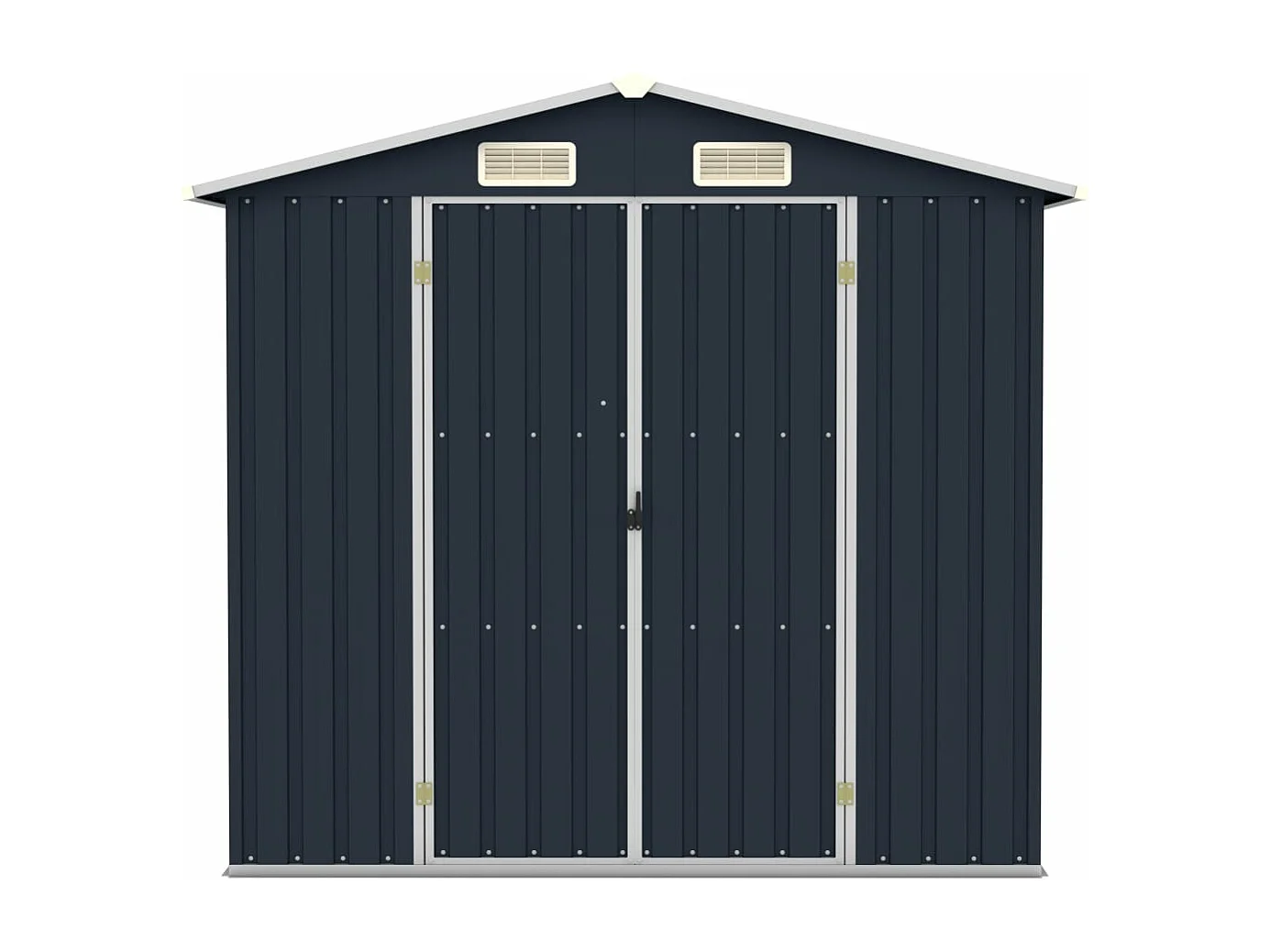 Abri de jardin Anthracite 205x129x183 Acier galvanisé