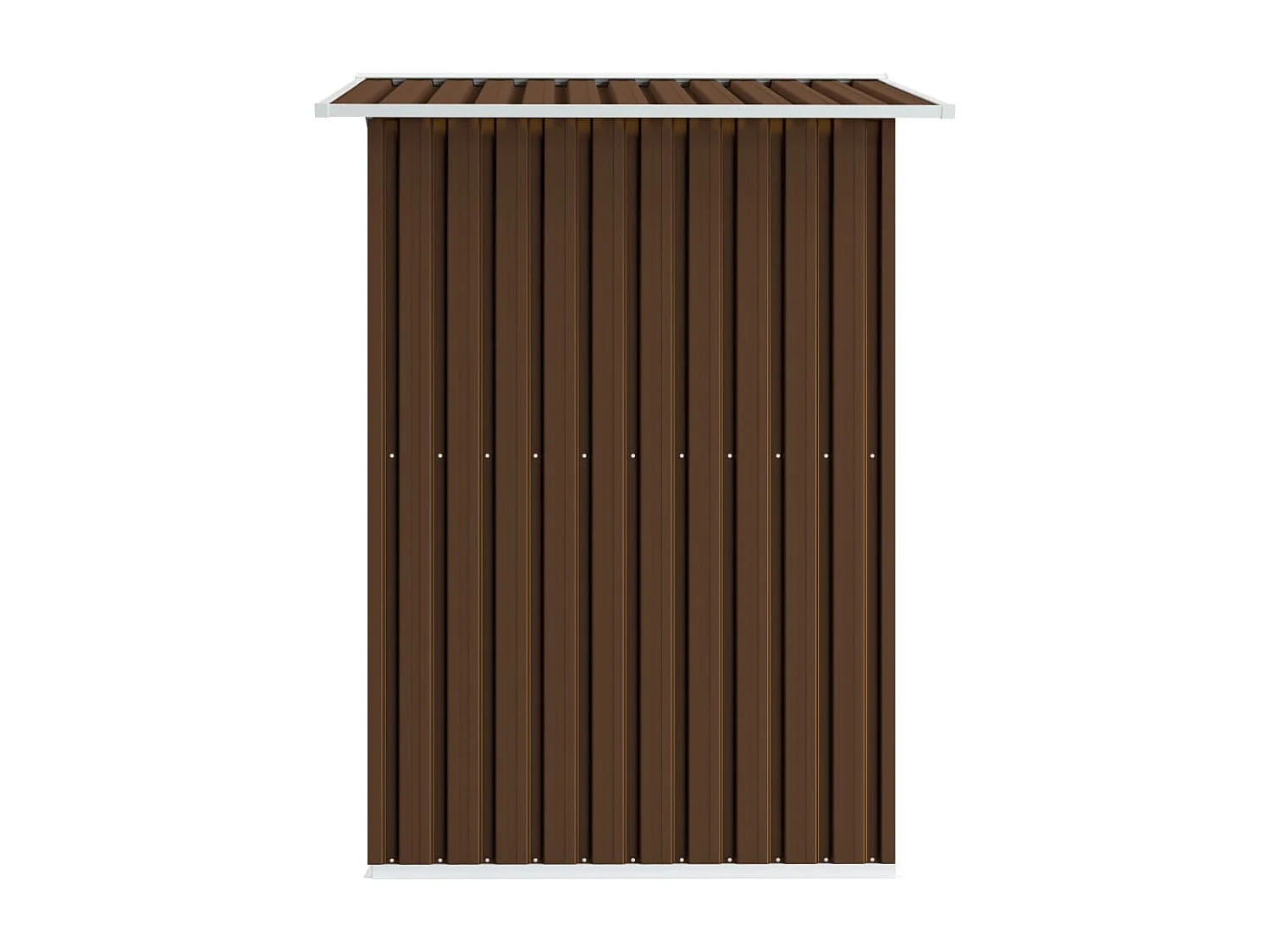 Abri de stockage pour jardin Marron 204x132x186 Acier