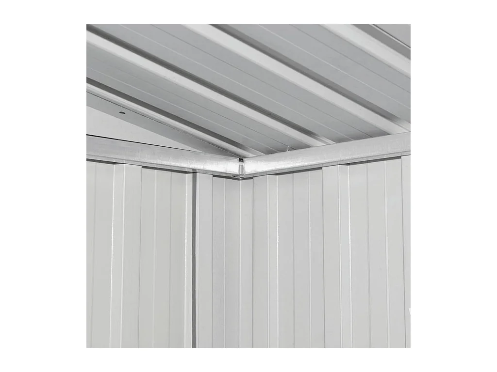 Abri de stockage pour jardin Marron 204x132x186 Acier