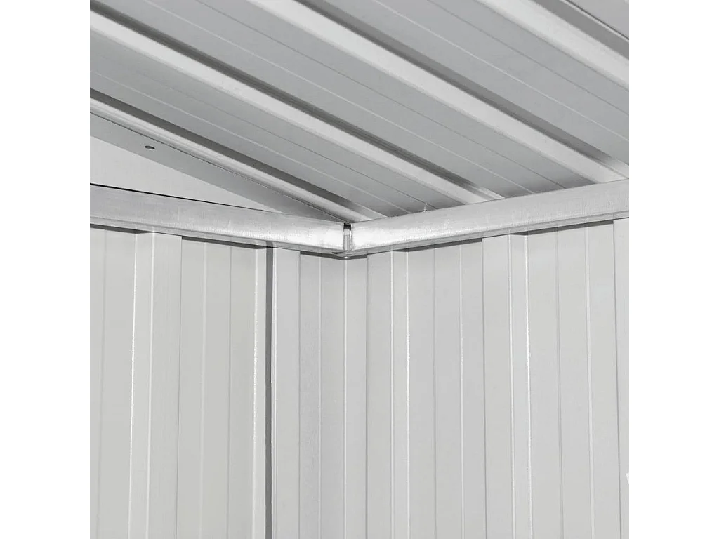 Abri de stockage pour jardin Marron 204x132x186 Acier