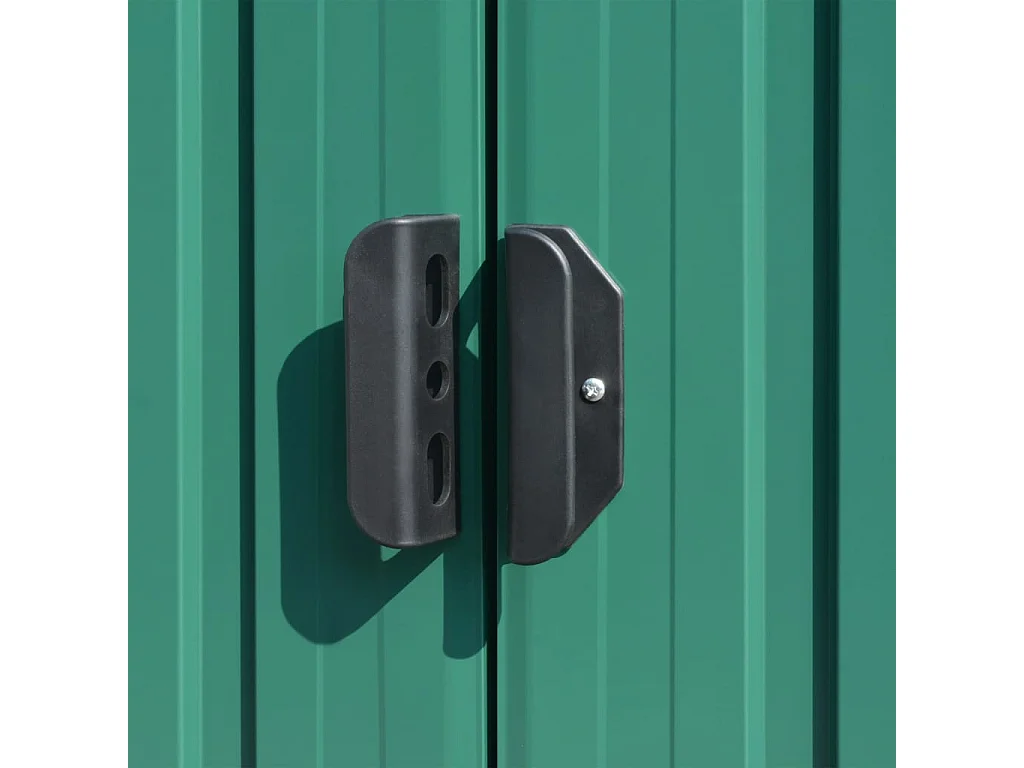 Abri de jardin Vert 257x779x181 Acier galvanisé