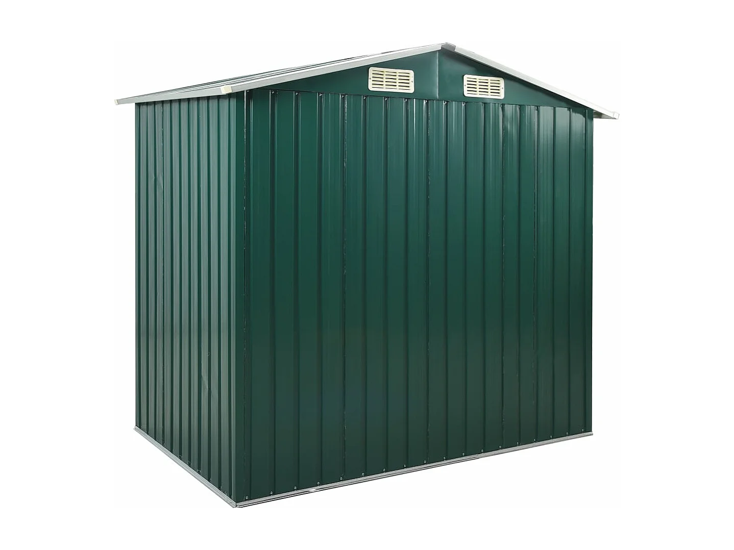 Abri de jardin avec étagère Vert 205x130x183 Fer