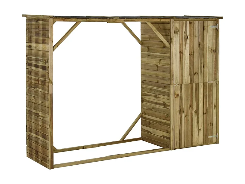 Abri d'outils de jardin Pin 253 x 80x170