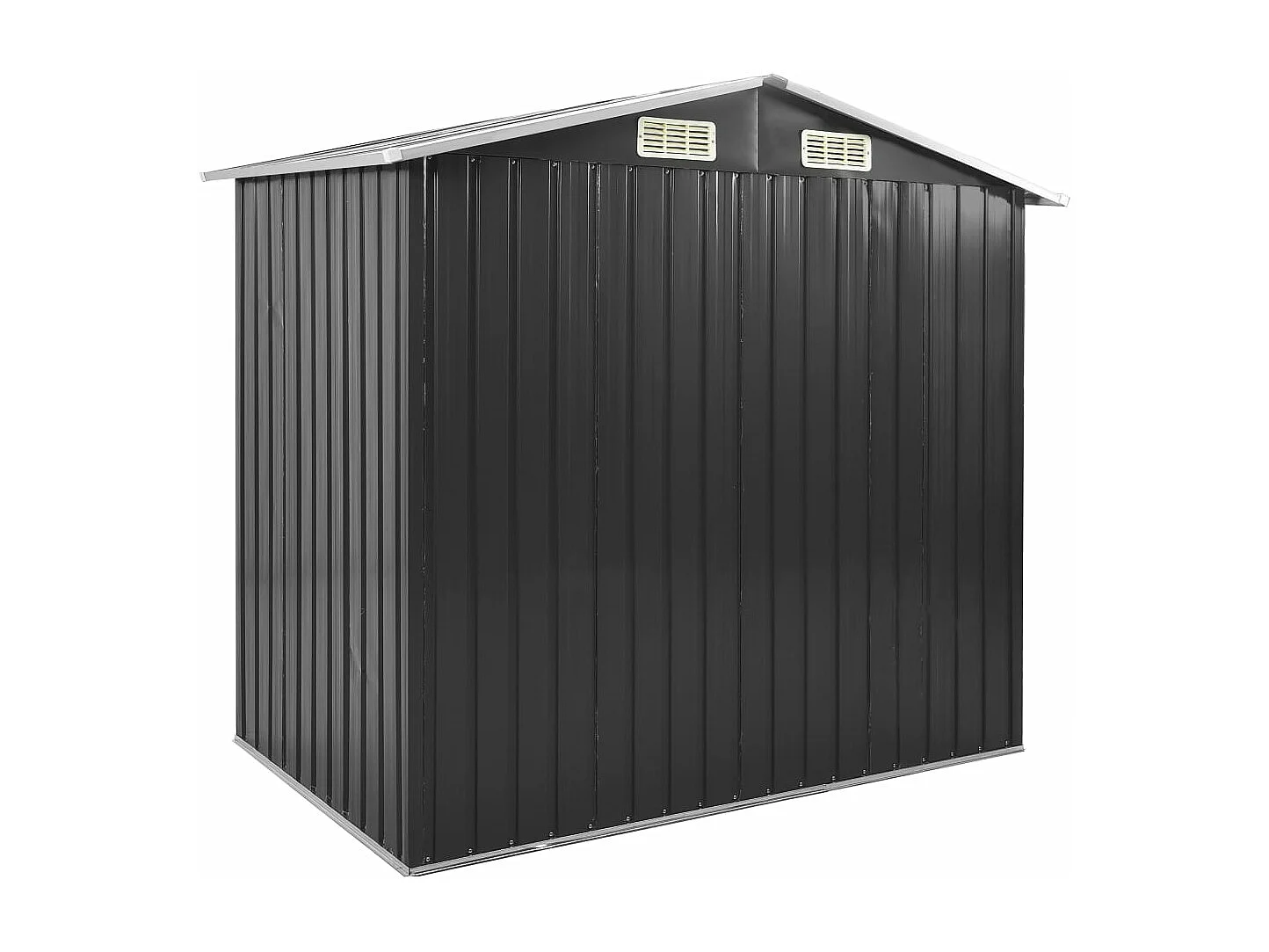 Abri de jardin avec étagère Anthracite 205x130x183 Fer