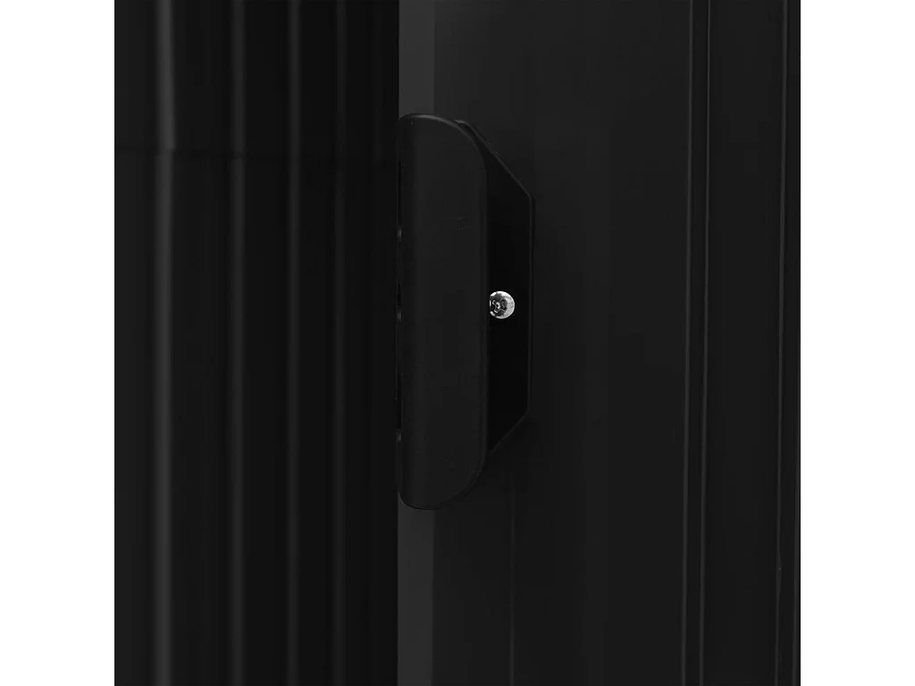 Abri de jardin avec étagère Anthracite 205x130x183 Fer