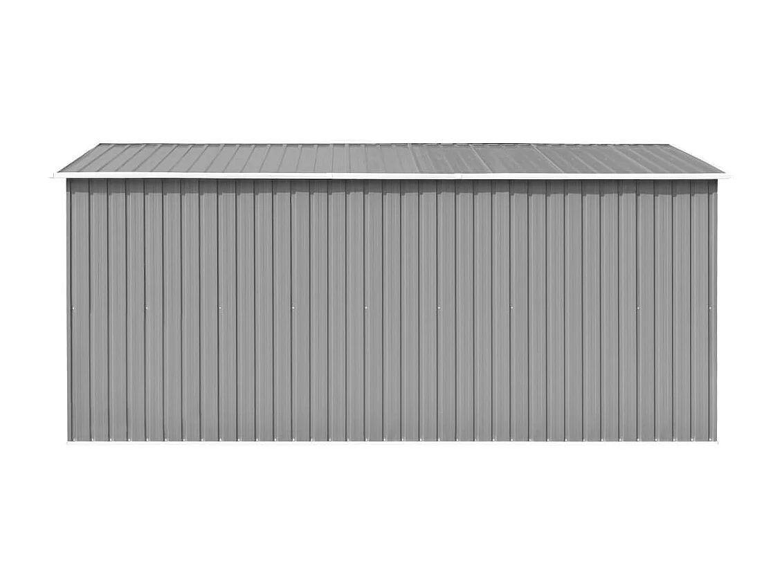 Abri de jardin 257x392x181 Métal Gris