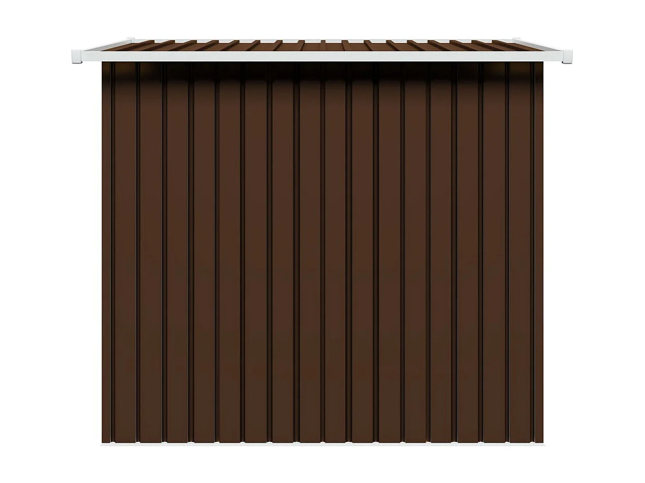 Tuinberging 194x121x181 cm staal bruin