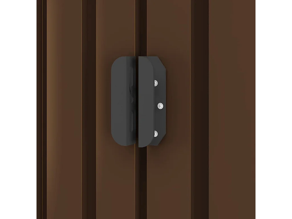 Tuinberging 194x121x181 cm staal bruin