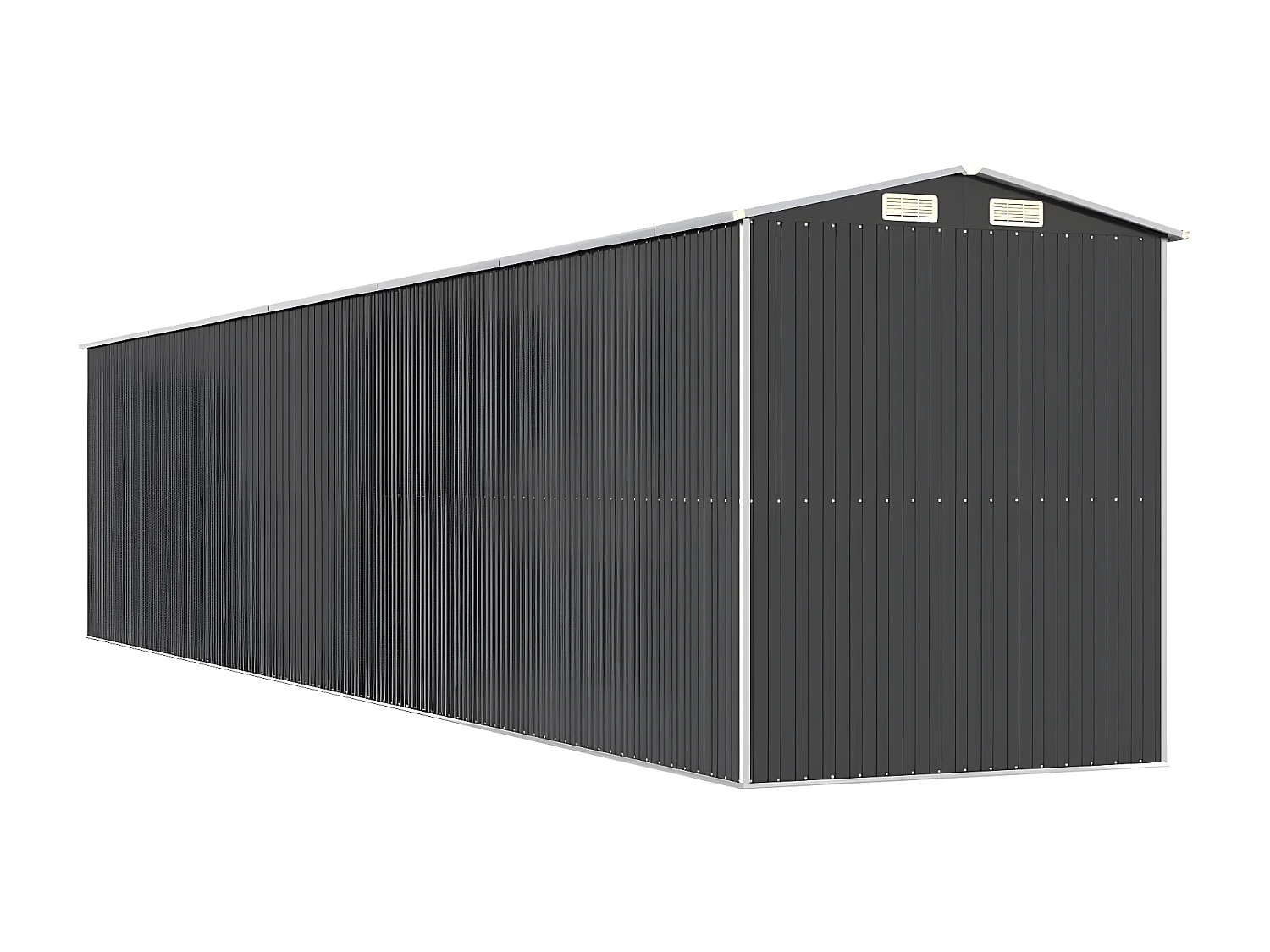 Abri de jardin Anthracite 192x1021x223 Acier galvanisé