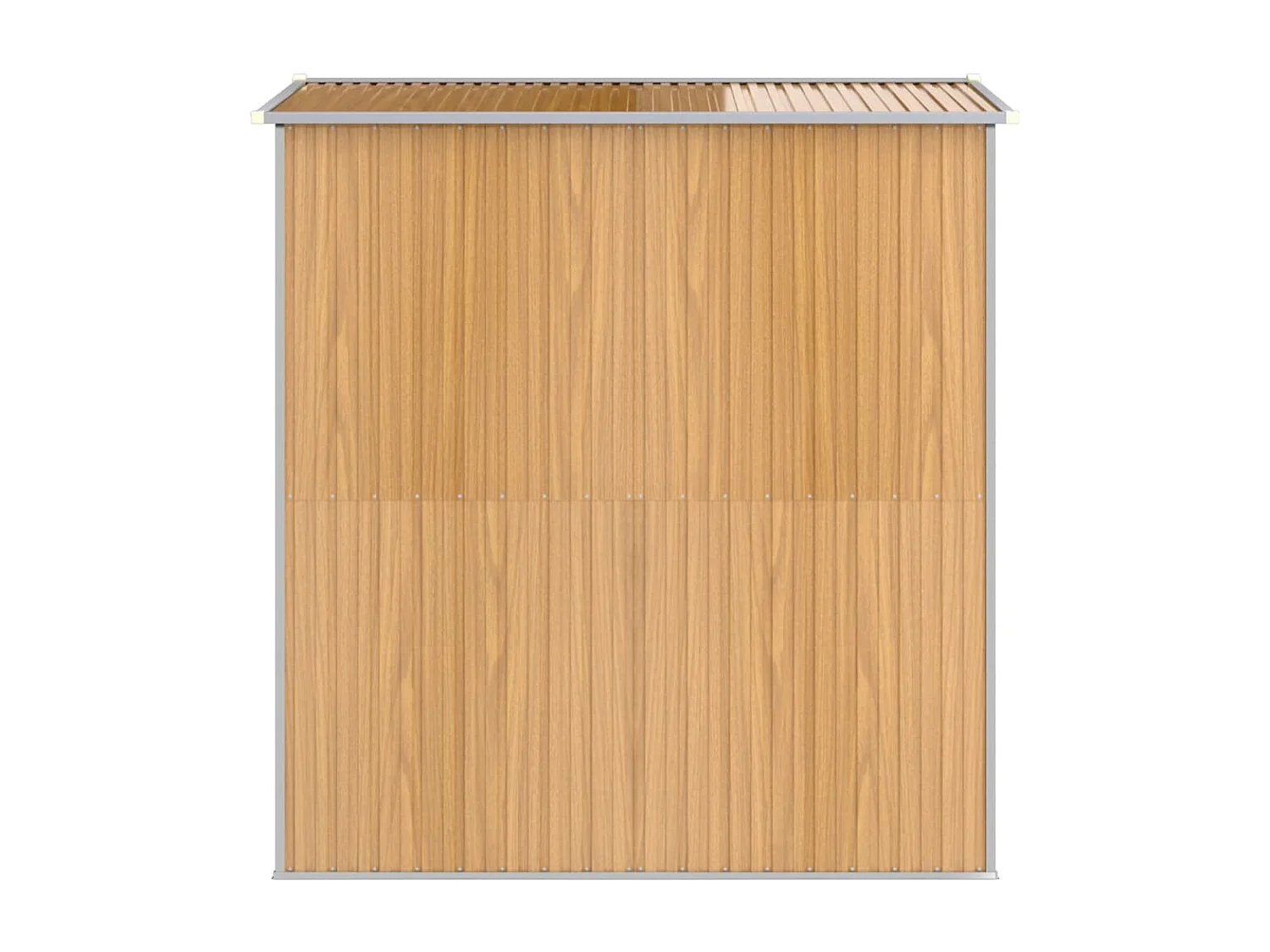 Abri de jardin Marron clair 192x191x223 Acier galvanisé