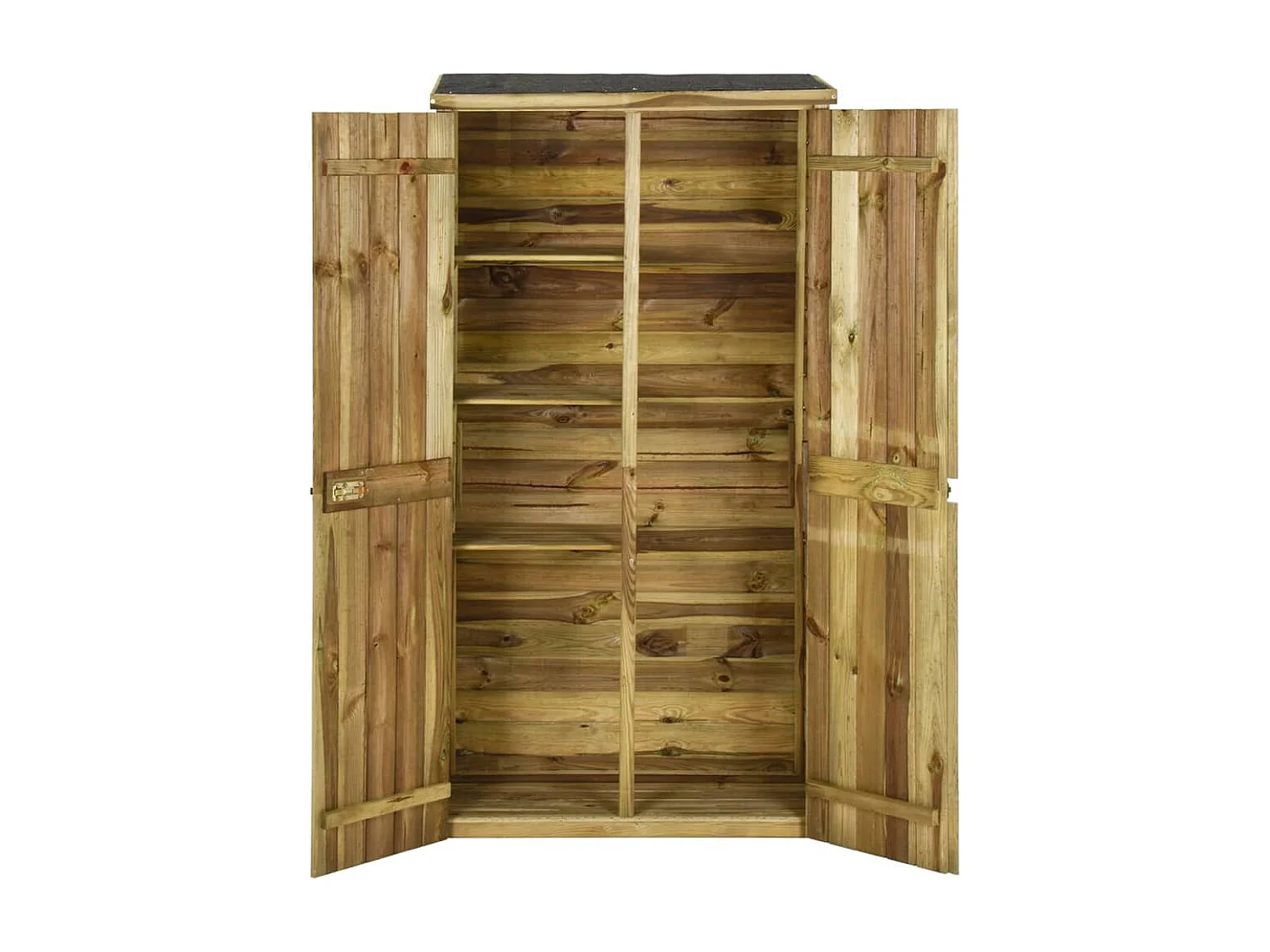 Abri à outils pour jardin Pin 85 x 48x177