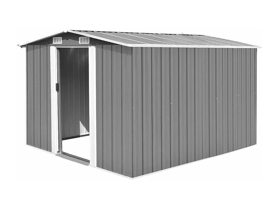 Abri de jardin 257 x 298x178 Métal Gris