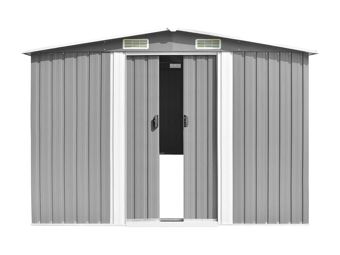 Abri de jardin 257 x 298x178 Métal Gris