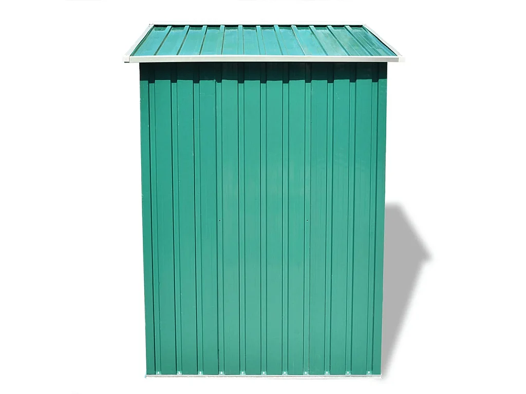 Abri de stockage pour jardin Métal Vert 204 x 132x186