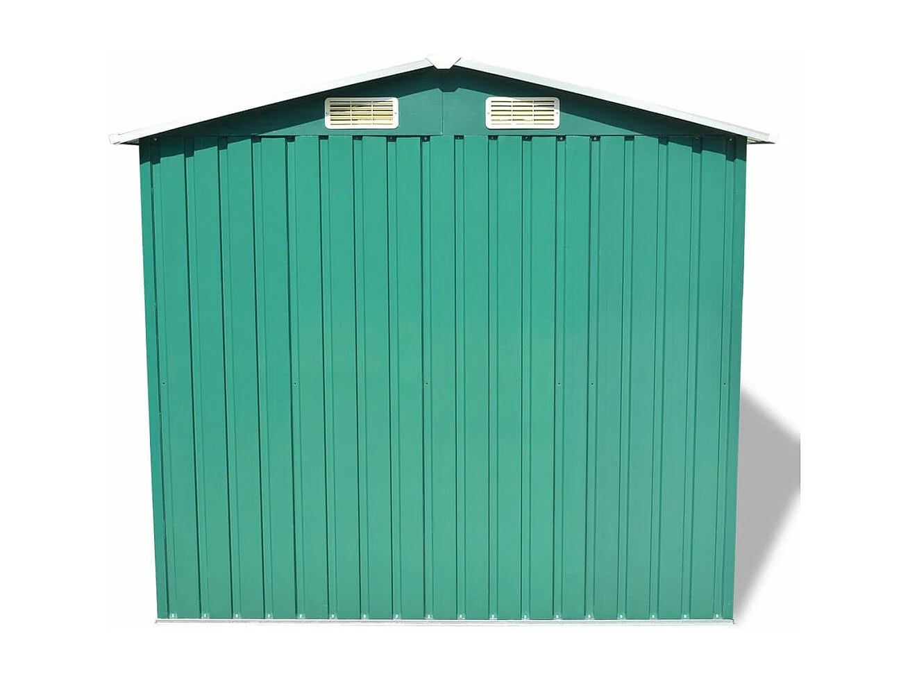 Abri de stockage pour jardin Métal Vert 204 x 132x186