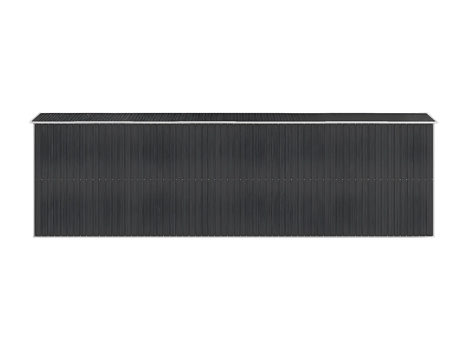 Abri de jardin Anthracite 192x689x223 Acier galvanisé