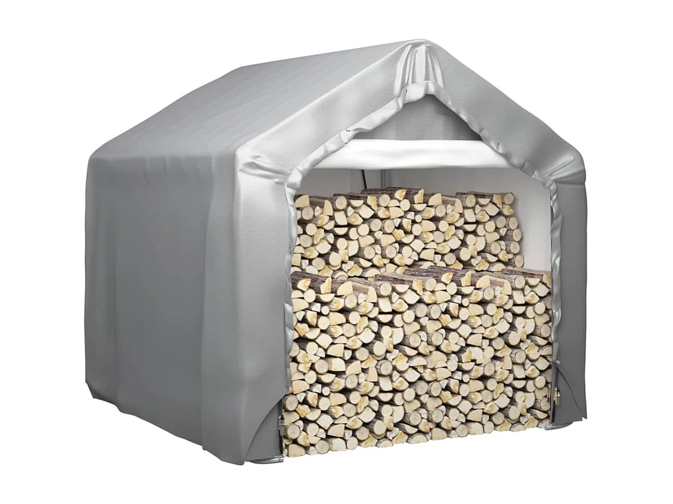 Tente de rangement Gris 180x180 Acier galvanisé