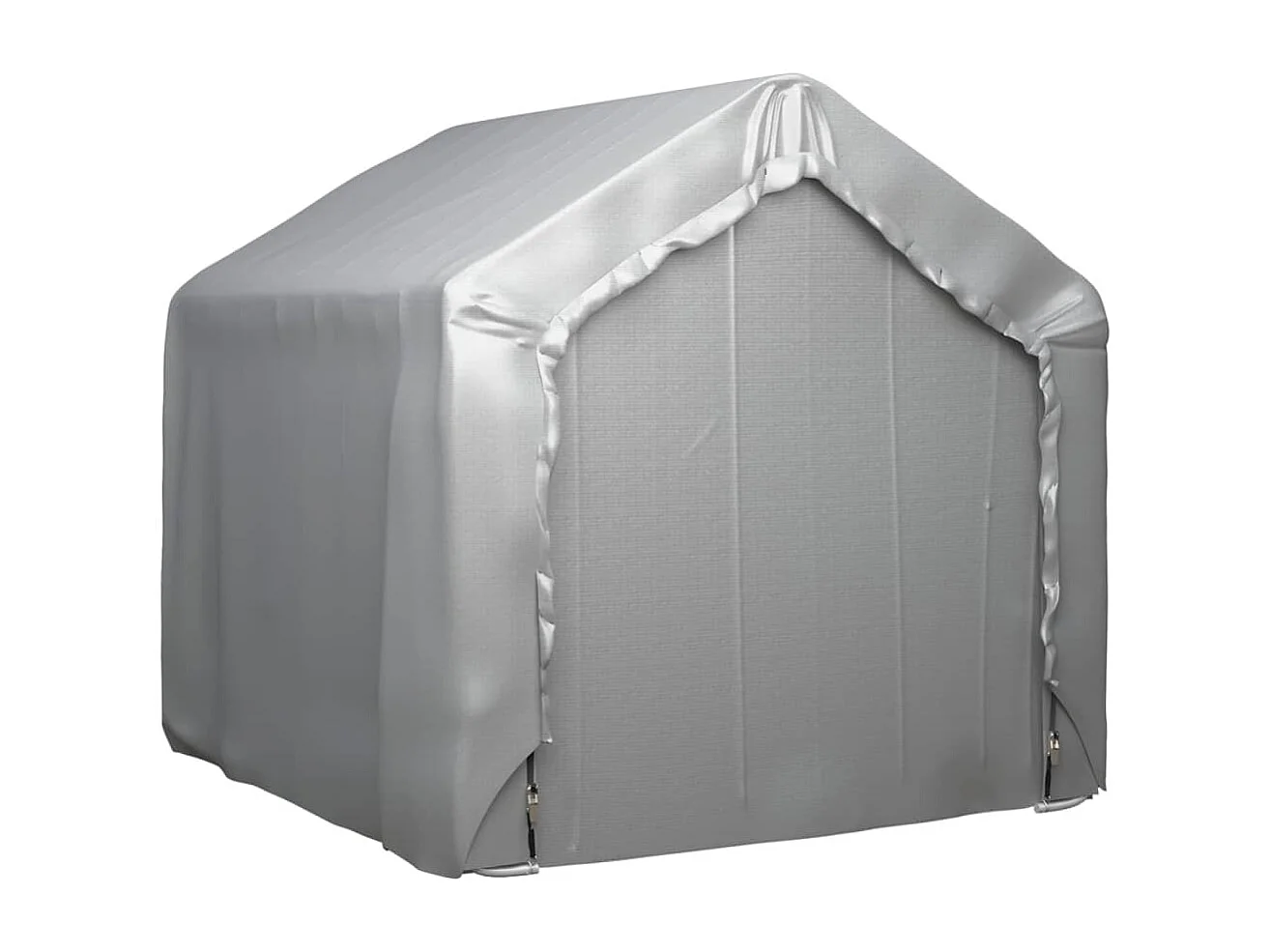 Tente de rangement Gris 180x180 Acier galvanisé