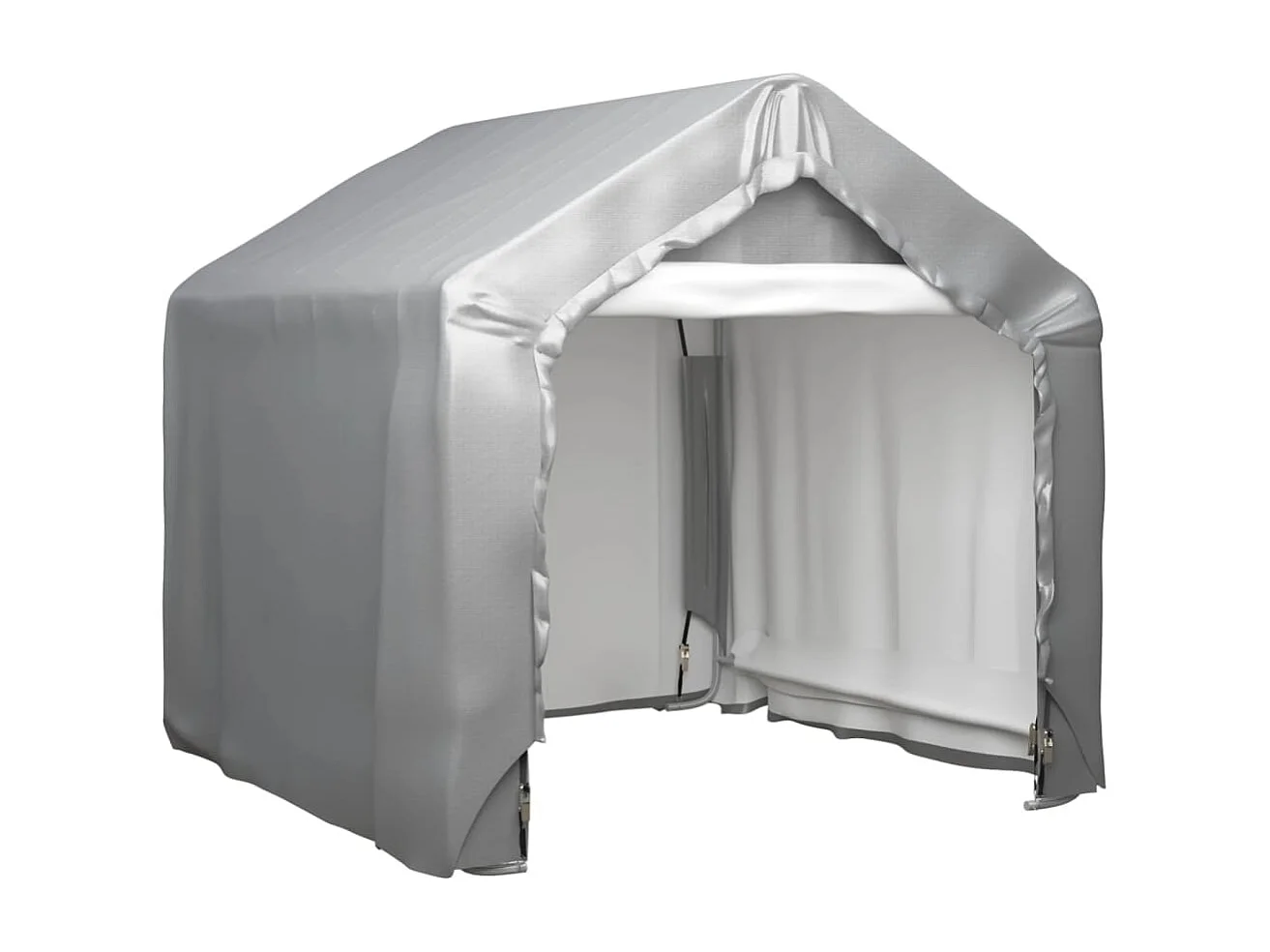 Tente de rangement Gris 180x180 Acier galvanisé