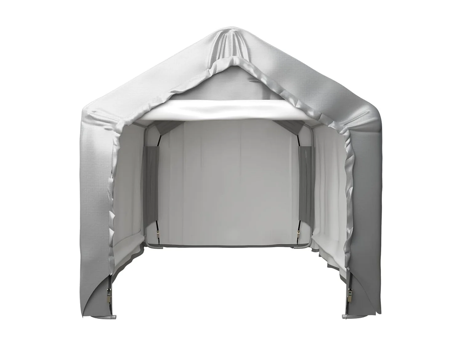 Tente de rangement Gris 180x180 Acier galvanisé